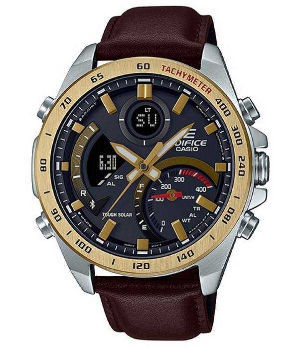 Orologio Casio Edifice Smartphone Link Cronografo Analogico Digitale Tough Solar ECB-900GL-1A ECB900GL-1 100M Orologio da uomo