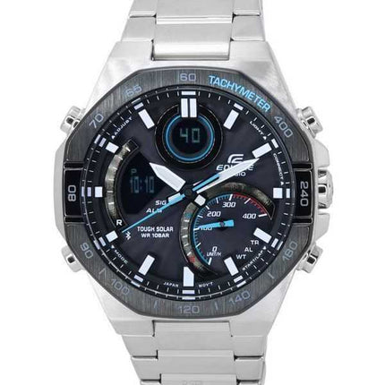 Orologio da uomo Casio Edifice Mobile Link analogico digitale quadrante grigio solare ECB-950DB-1A 100M