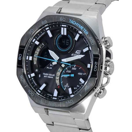 Orologio da uomo Casio Edifice Mobile Link analogico digitale quadrante grigio solare ECB-950DB-1A 100M