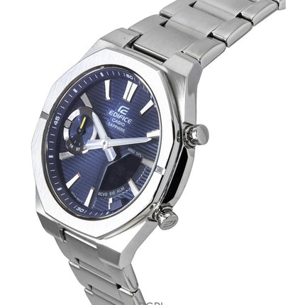 Orologio Casio Edifice analogico digitale Smartphone Link quadrante blu quarzo ECB-S10D-2A 100M da uomo