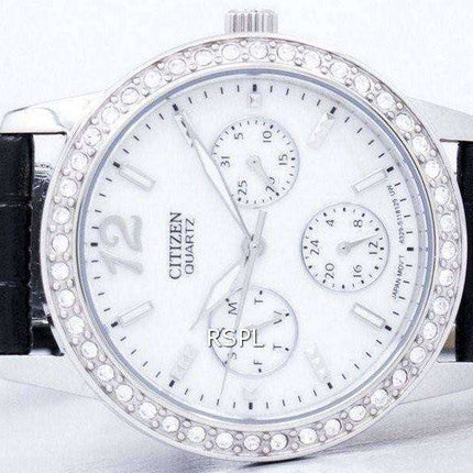 Citizen Chronograph Quartz Diamond Accent ED8090-11D Orologio da donna