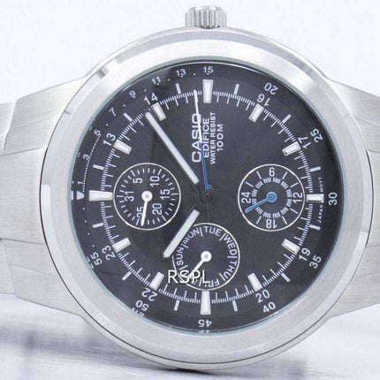 Casio Edifice Analog Three Dials EF-305D-1AV EF305D-1AV - Orologio da uomo
