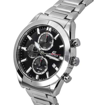 Orologio da uomo Casio Edifice Standard Cronografo analogico quadrante nero al quarzo EFB-710D-1A 100M
