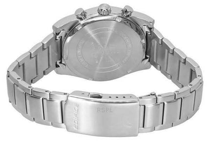 Casio Edifice Analog Cronografo Acciaio Inossidabile Quadrante Blu Quarzo EFB-730D-2AV 100M Orologio da Uomo