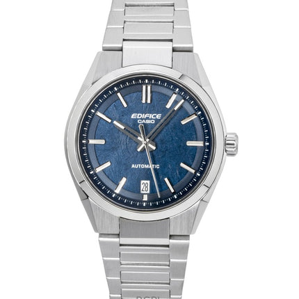 Orologio da uomo Casio Edifice analogico in acciaio inossidabile forgiato al carbonio con quadrante blu automatico EFK-100D-2A 100M