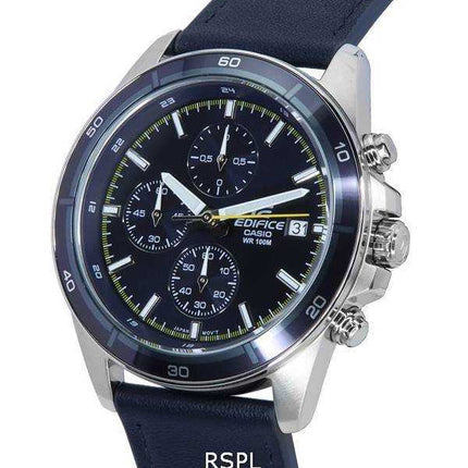 Orologio da uomo Casio Edifice analogico standard cronografo al quarzo EFR-526L-2C EFR526L-2C 100M