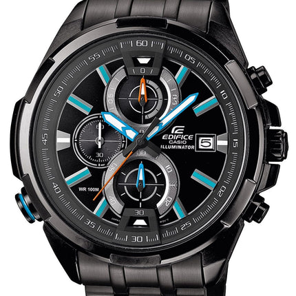 Orologio da uomo Casio Edifice Neon Illuminator EFR-536BK-1A2V