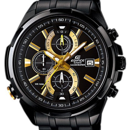 Orologio da uomo Casio Edifice Neon Illuminator EFR-536BK-1A9V