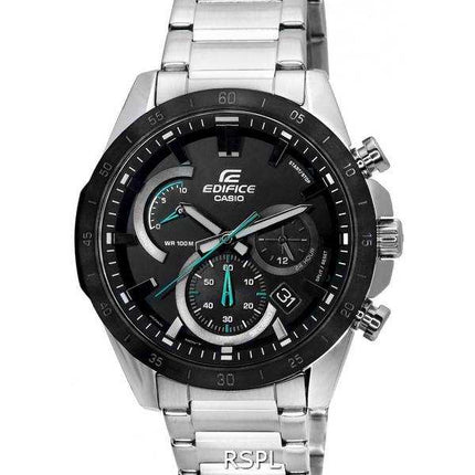 Orologio da uomo Casio Edifice Standard Cronografo analogico al quarzo EFR-573DB-1A EFR573DB-1 100M
