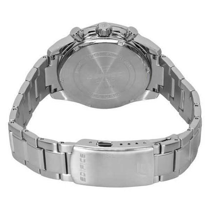Orologio da uomo Casio Edifice Standard Cronografo in acciaio inossidabile quadrante nero al quarzo EFR-574D-1A 100M