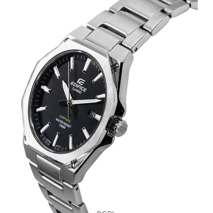 Orologio da uomo Casio Edifice Slim Line con quadrante nero al quarzo EFR-S108D-1A 100M