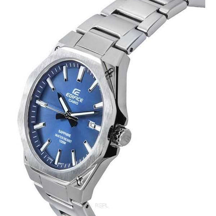 Casio Edifice Sapphire Crystal Analogico Acciaio Inossidabile Quadrante Blu Quarzo EFR-S108D-2A Orologio da Uomo 100M