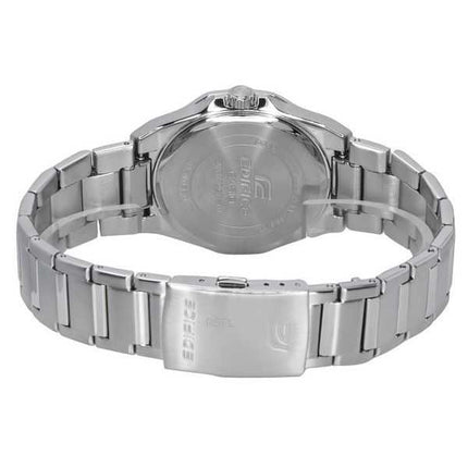 Orologio da uomo Casio Edifice con cristallo di zaffiro analogico in acciaio inossidabile quadrante turchese al quarzo EFR-S108D
