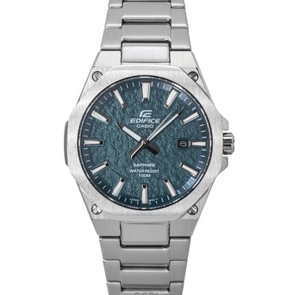 Orologio da uomo Casio Edifice analogico in acciaio inossidabile con quadrante verde al quarzo EFR-S108DE-3AV 100M