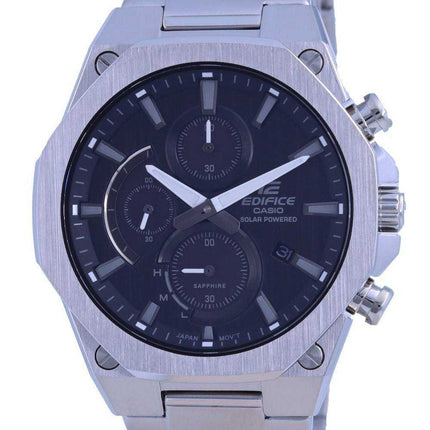 Orologio da uomo Casio Edifice Slim Line cronografo analogico solare EFS-S570D-1A EFSS570D-1 100M