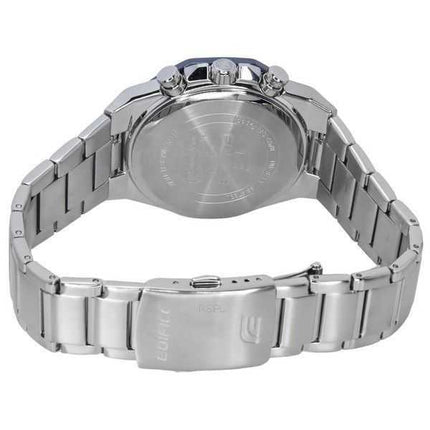 Orologio da uomo Casio Edifice analogico sottile con cronografo in vetro zaffiro quadrante blu solare EFS-S570DB-2A 100M