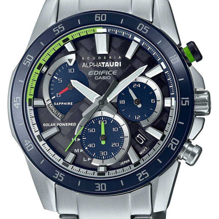 Casio Edifice Scuderia AlphaTauri Limited Edition Cronografo Solar EFS-S580AT-1A EFSS580AT-1 100M Orologio da uomo
