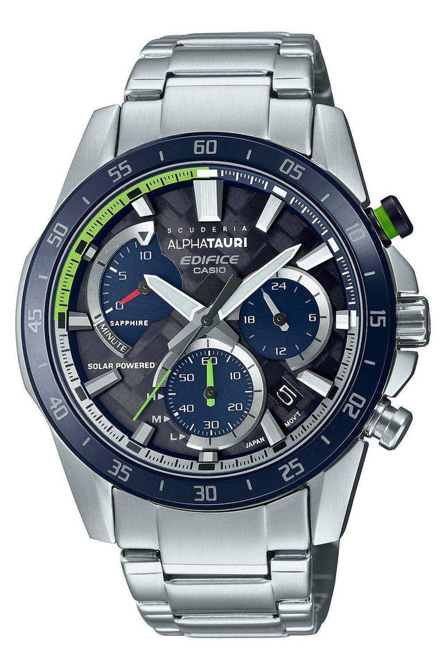 Casio Edifice Scuderia AlphaTauri Limited Edition Cronografo Solar EFS-S580AT-1A EFSS580AT-1 100M Orologio da uomo