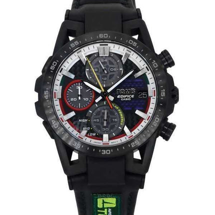 Casio Edifice Sospensione Analog TOM&#39;S 50th Anniversary Edition Quadrante Nero Solare EFS-S641TMS-1A 100M Orologio da Uomo