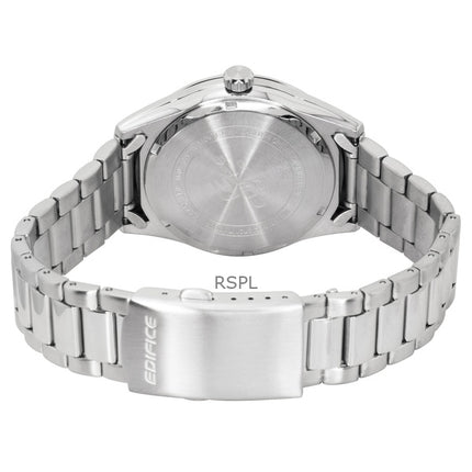 Orologio da uomo Casio Edifice analogico in acciaio inossidabile con quadrante blu al quarzo EFV-160D-2A 100M