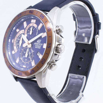 Orologio da uomo Casio Edifice EFV-550L-2AV EFV550L-2AV con cronografo al quarzo