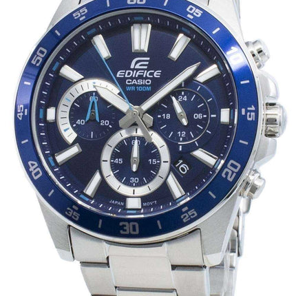 Orologio da uomo cronografo al quarzo Casio Edifice EFV-570D-2AV EFV570D-2AV
