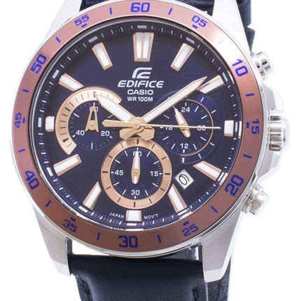Orologio da uomo Casio Edifice EFV-570L-2BV EFV570L-2BV Cronografo al quarzo