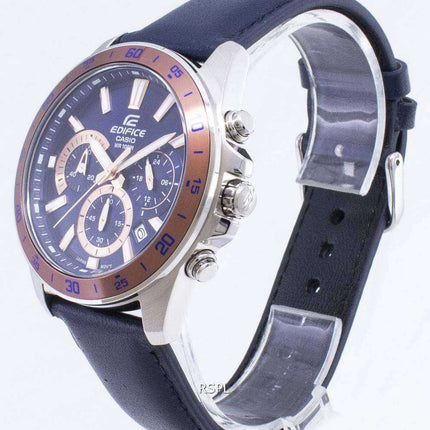 Orologio da uomo Casio Edifice EFV-570L-2BV EFV570L-2BV Cronografo al quarzo