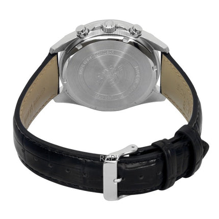 Orologio da uomo Casio Edifice Analog Standard Cronografo Cinturino in pelle Quadrante salmone Quarzo EFV-610EL-5A 100M