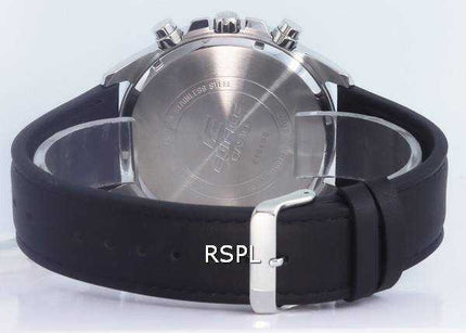 Orologio da uomo Casio Edifice cronografo analogico in pelle al quarzo EFV-620L-1AV EFV620L-1 100M