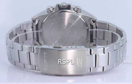 Orologio da uomo Casio Edifice cronografo analogico al quarzo in acciaio inossidabile EFV-630D-1AV EFV630D-1 100M
