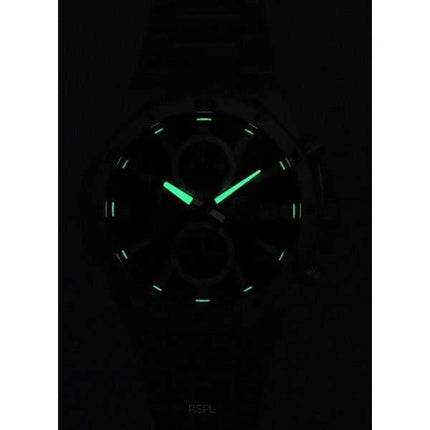 Orologio da uomo Casio Edifice Classic Standard Cronografo analogico quadrante nero al quarzo EFV-640D-1A 100M