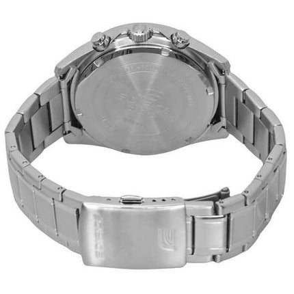 Orologio da uomo Casio Edifice Standard Cronografo in acciaio inossidabile quadrante nero al quarzo EFV-650D-1A 100M