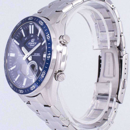 Casio Edifice Alarm Analog Quartz EFVC100D-2AV EFV-C100D-2AV - Orologio da uomo