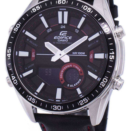 Casio Edifice Alarm Analog Digital Quartz EFVC100L-1AV EFV-C100L-1AV - Orologio da uomo