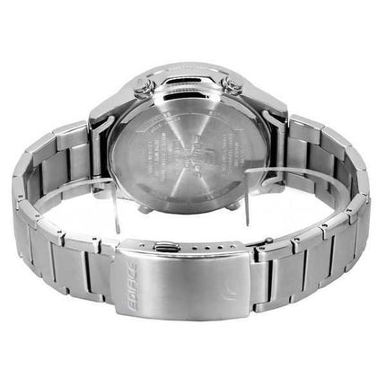 Casio Edifice Analog Digital Acciaio Inox Quadrante Nero Quarzo EFV-C120D-1A 200M Orologio da Uomo
