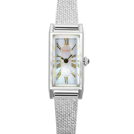 Orologio da donna Citizen L Eco-Drive in acciaio inossidabile con quadrante in madreperla EG7040-74D