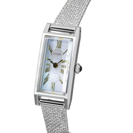 Orologio da donna Citizen L Eco-Drive in acciaio inossidabile con quadrante in madreperla EG7040-74D