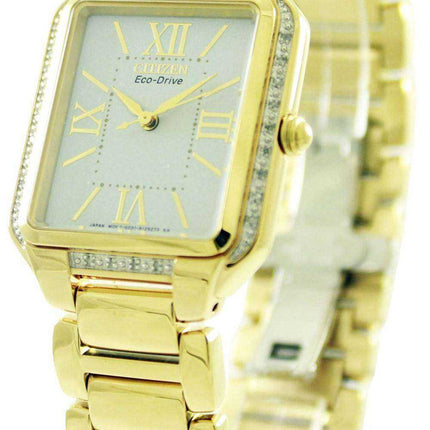 Orologio da donna Citizen Ciena Diamonds Eco-Drive Gold Tone EM0192-57A