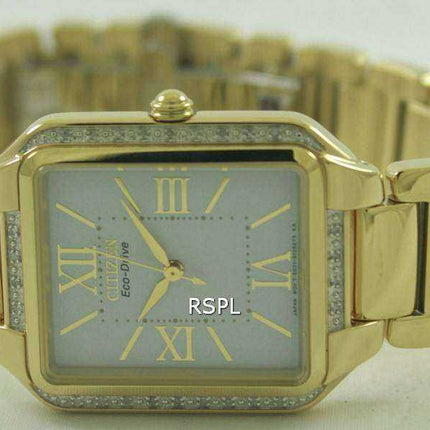 Orologio da donna Citizen Ciena Diamonds Eco-Drive Gold Tone EM0192-57A