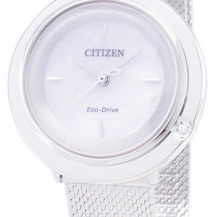 Citizen L Eco-Drive EM0640-82D Analog Diamond Accents orologio da donna