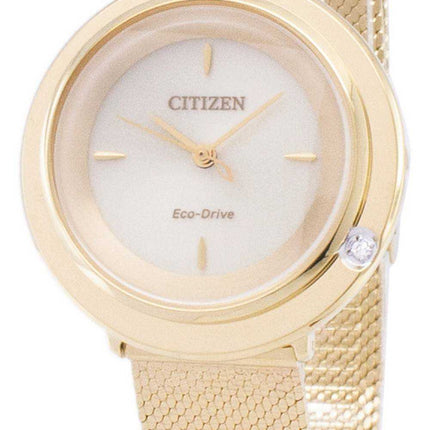 Citizen L Eco-Drive EM0642-87P Analog Diamond Accents orologio da donna