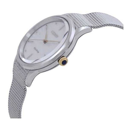 Orologio da uomo Citizen serie L eco-drive in acciaio inossidabile con quadrante argentato EM0814-83A