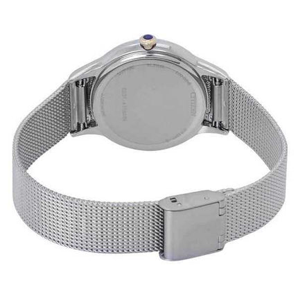 Orologio da uomo Citizen serie L eco-drive in acciaio inossidabile con quadrante argentato EM0814-83A
