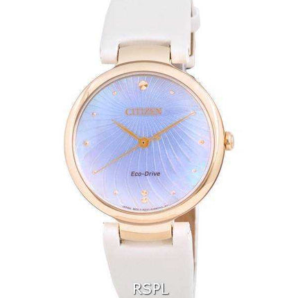 Orologio da donna Citizen con quadrante in madreperla satinato Eco-Drive EM0853-22D