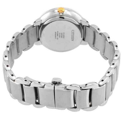 Orologio da donna Citizen serie L Eco-Drive in acciaio inossidabile con quadrante in madreperla EM0927-87Y