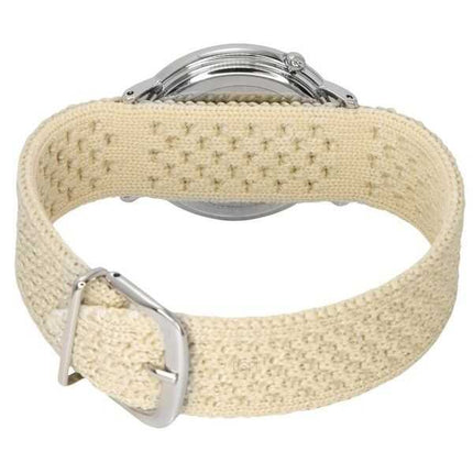 Orologio da donna Citizen L Ambiluna Diamond Accent quadrante beige Eco-Drive EM1006-40A con cinturino in maglia extra