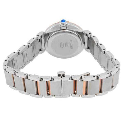 Orologio da donna Citizen L Series Diamond Accent in acciaio inossidabile bicolore con quadrante in madreperla Eco-Drive EM1074-