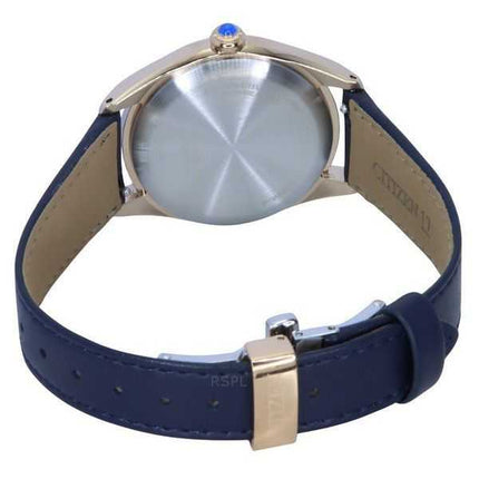 Orologio da donna Citizen L cinturino in pelle quadrante bronzo Eco-Drive EM1143-14Z