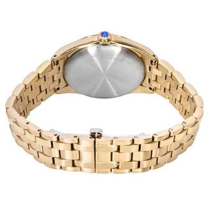 Orologio da donna Citizen L in acciaio inossidabile color oro rosa con quadrante verde chiaro Eco-Drive EM1143-81X